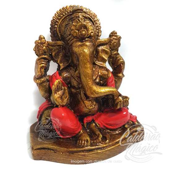Ganesha Vermelha 11cm