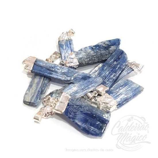 Pendente Cianita Azul Eletrolítica