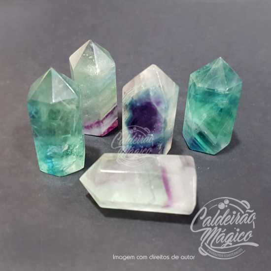 Ponta de Fluorite Polida