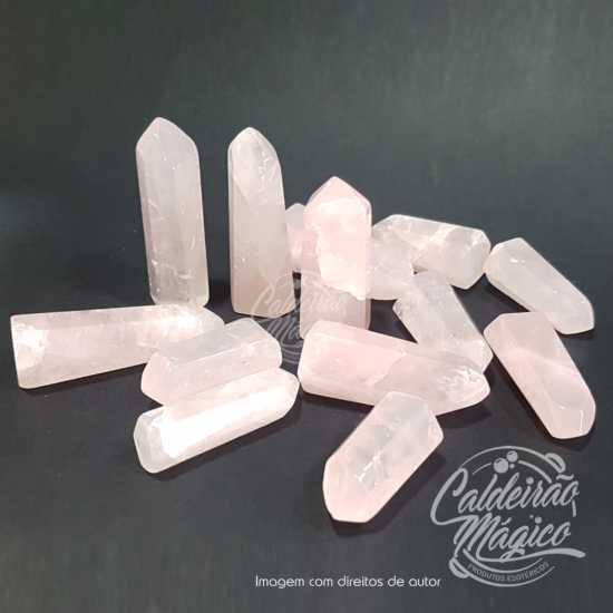 Ponta Quartzo Rosa Polido