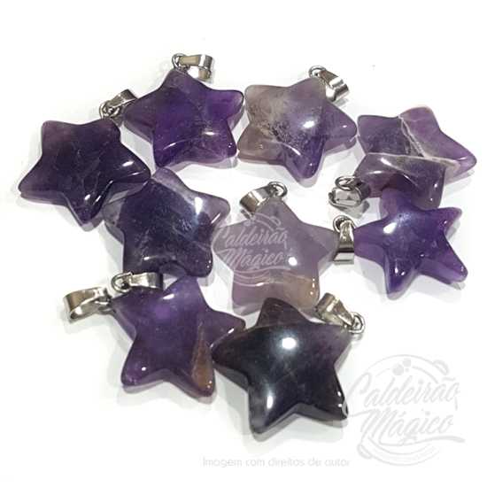 Pendente Ametista Estrela