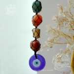 Pendente Pedras Chakras - Olho Turco