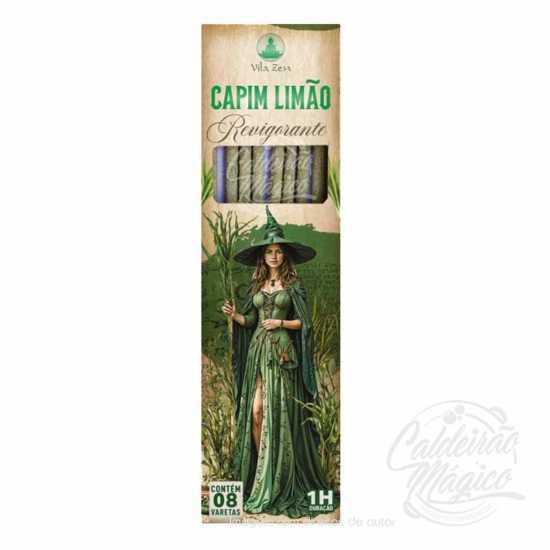 Incenso Vila Zen Capim Limão - Revigorante