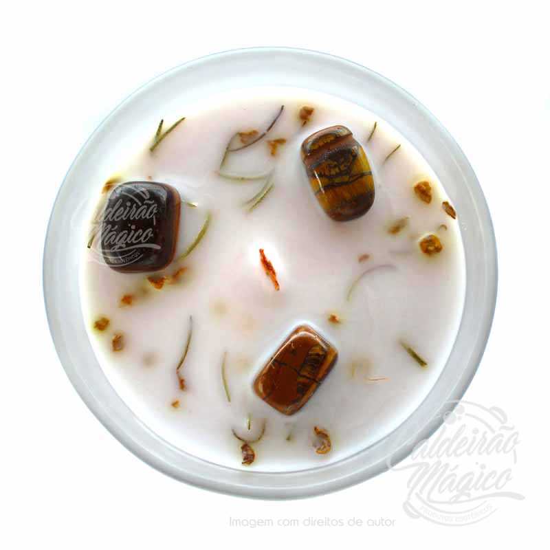 Vela Sweet Ginger e Olho Tigre - Vitalidade Vela Sweet Ginger e Olho Tigre - Vitalidade