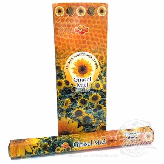 Incenso Girassol e Mel - Hexagonal