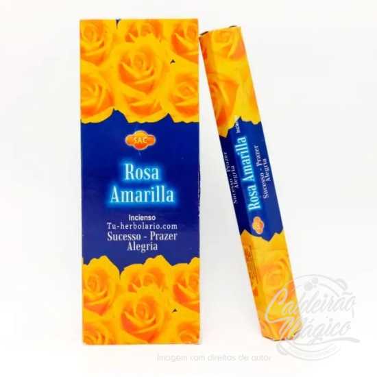 Incenso Rosa Amarela - Hexagonal