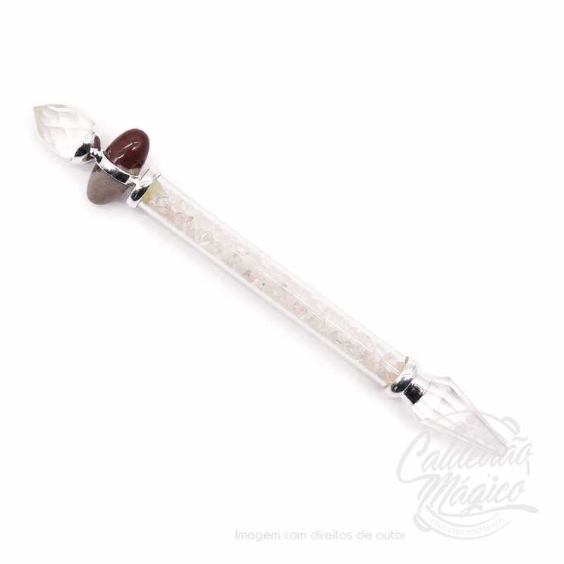 Varinha Shiva Lingam - Quartzo Varinha Shiva Lingam - Quartzo - Sabedoria