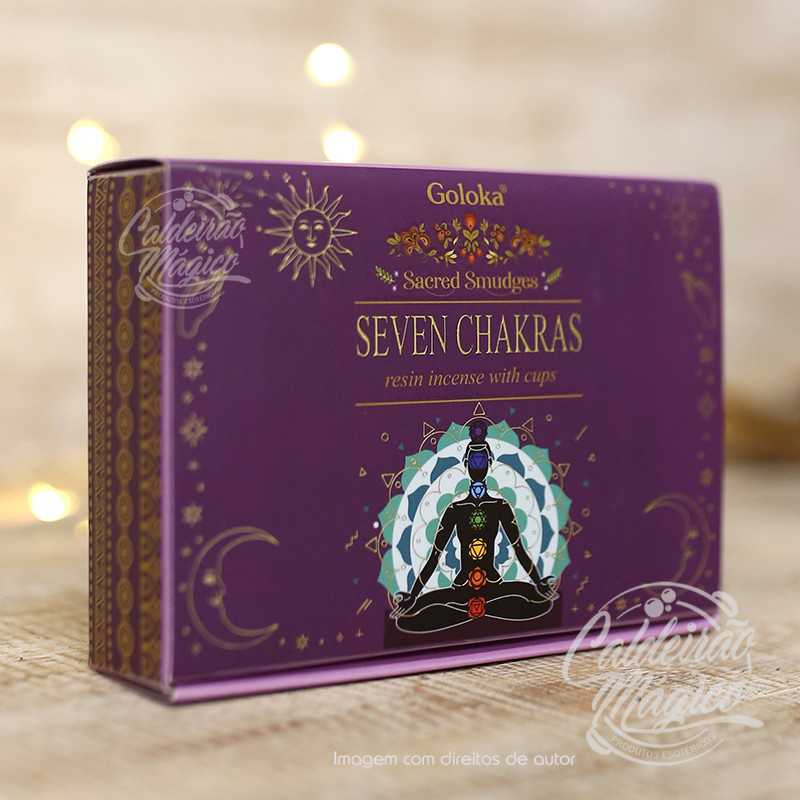 7 Chakras - Copinhos Incenso Goloka