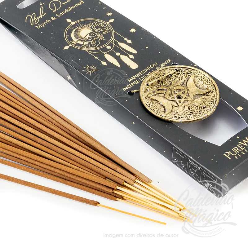 Incenso Esotérico Mirra e Sândalo - Bons Sonhos Incenso Esotérico Mirra e Sândalo - Bons Sonhos