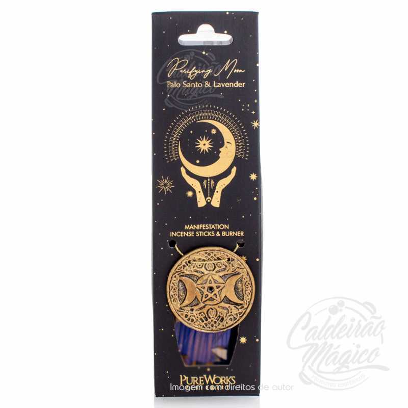 Incenso Esotérico Pau Santo e Lavanda - Lua Purificadora5 Incenso Esotérico Pau Santo e Lavanda - Lua Purificadora