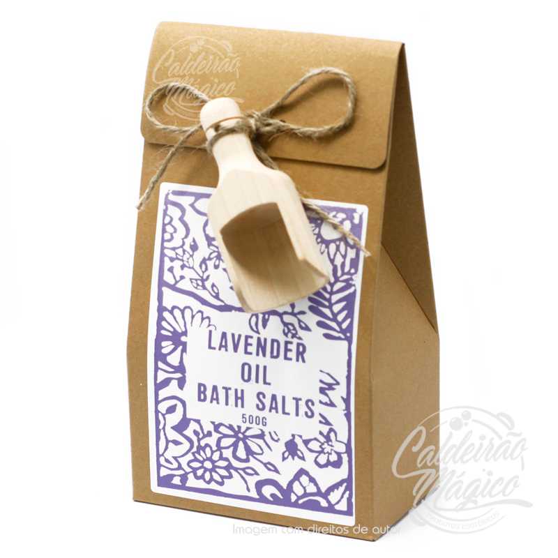 Sal de Banho Lavanda Sal de Banho Himalaia e Lavanda 500g