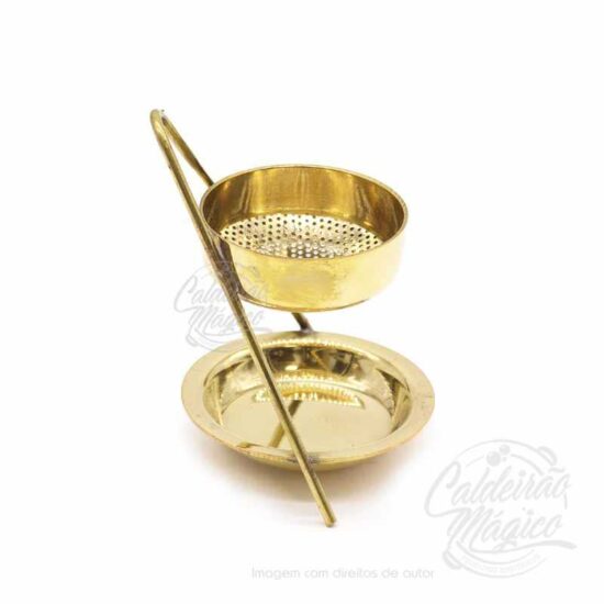 Incensário de Resina Latão Fixo