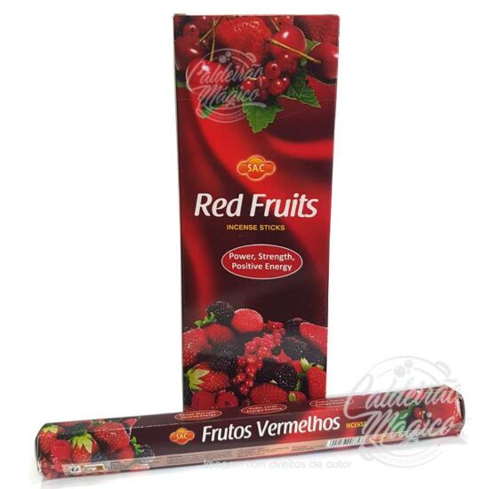 Incenso Frutos Vermelhos - Hexagonal