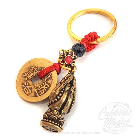 Porta-Chaves Feng Shui Gratidão