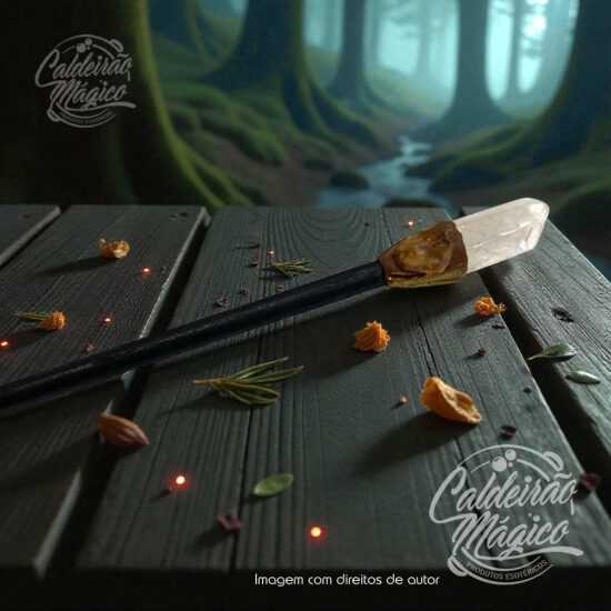 Varinha Mágica Cristal Quartzo